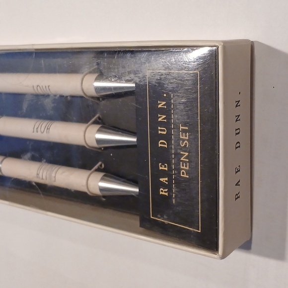 Rae Dunn FAITH HOPE LOVE Pen Set New in Box - Picture 3 of 5